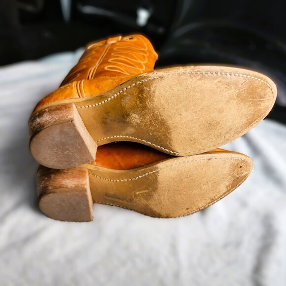 Vintage Justin “Texas” Women’s Western Boots – Size 7M - Picture 5 of 6